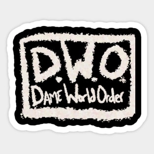 Dame World Order Sticker